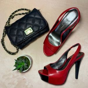 Jessica Simpson Astor Platform Slingback Heels